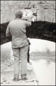 Bob Palmer, bridge number plate painting, 1978. 