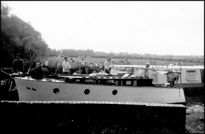 The canal at Shackerstone in the late 50's early 60's. What is the event?